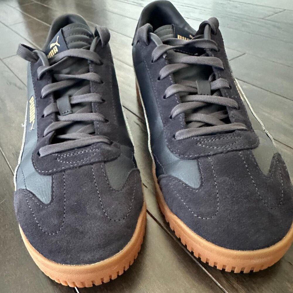 Blue & White Puma Sneakers, US 11 *mark on sole* - Picture 6 of 9